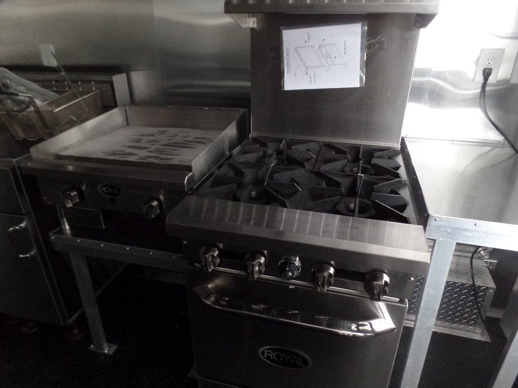 8.5′ x 16′ White Concession Food Trailer With Appliances — photo 15