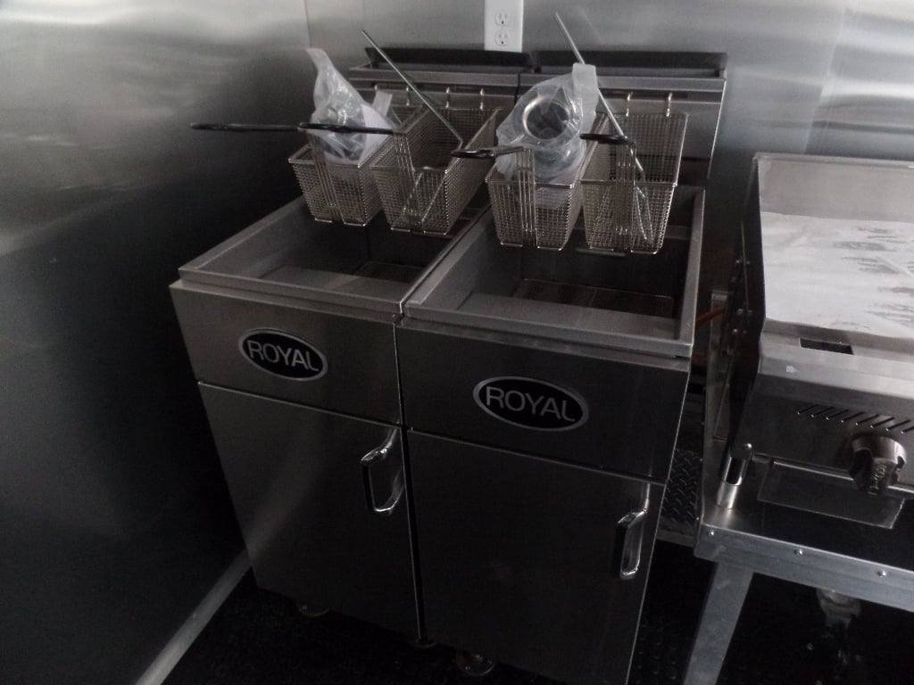 8.5′ x 16′ White Concession Food Trailer With Appliances — photo 2