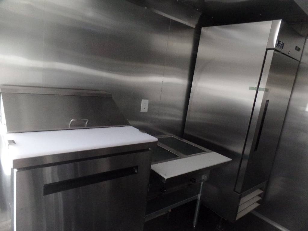 8.5′ x 16′ White Concession Food Trailer With Appliances — photo 14