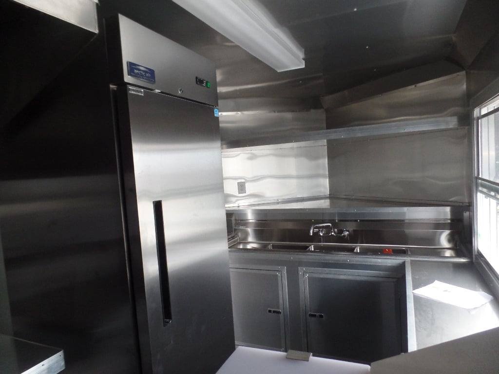 8.5′ x 16′ White Concession Food Trailer With Appliances — photo 12