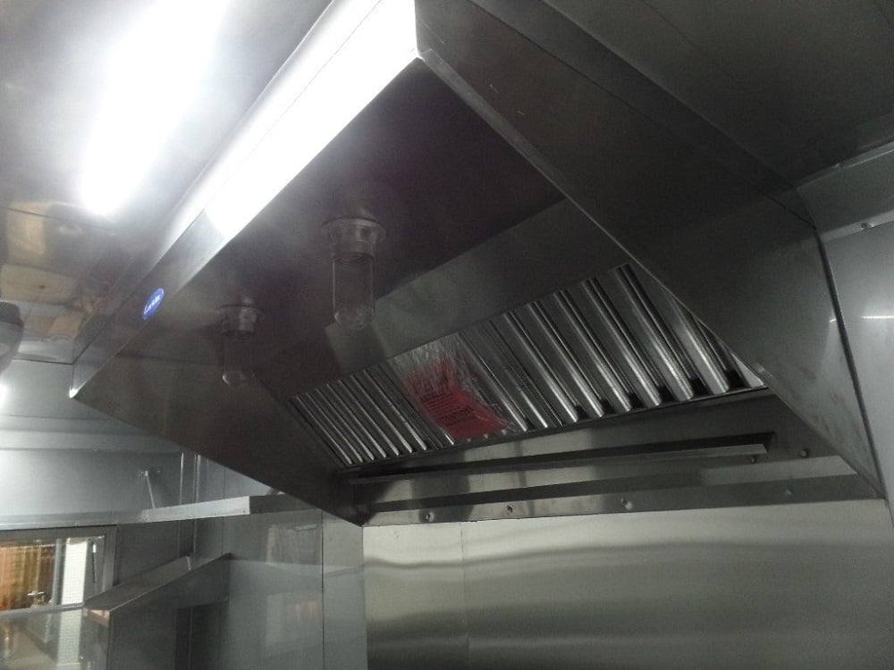 8.5′ x 18′ Indigo Blue Flat Nose Concession Food Trailer — photo 3