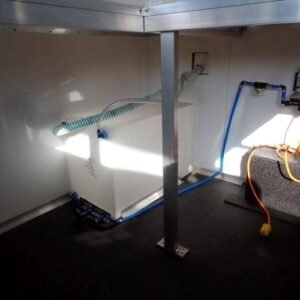 8.5 x 14 white food trailer with tandem axles - view 11
