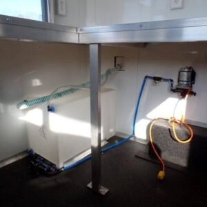 8.5 x 14 white food trailer with tandem axles - view 7