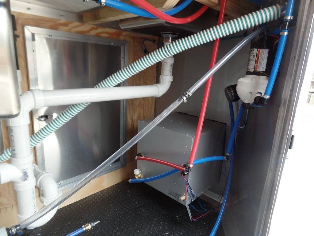 8.5′ x 20′ Black Food Event Concession Food Trailer — photo 8