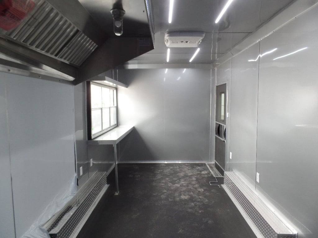 8.5′ x 20′ Black Food Event Concession Food Trailer — photo 9