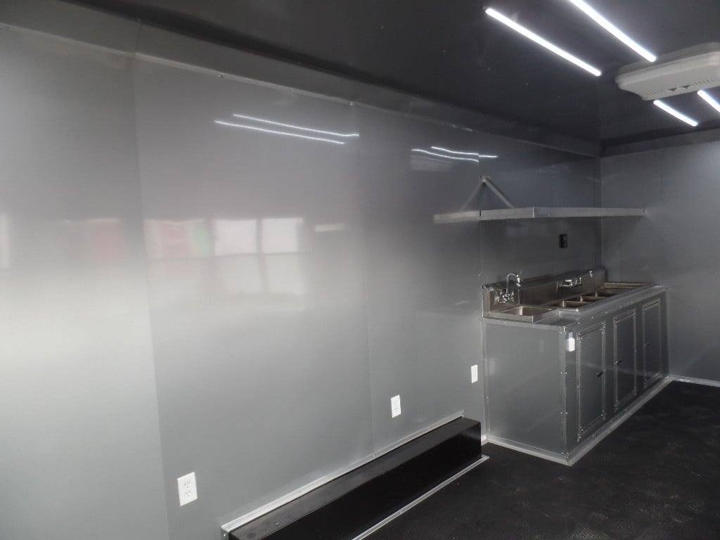 8.5′ x 20′ Black Concession Food Catering Event Trailer — photo 9