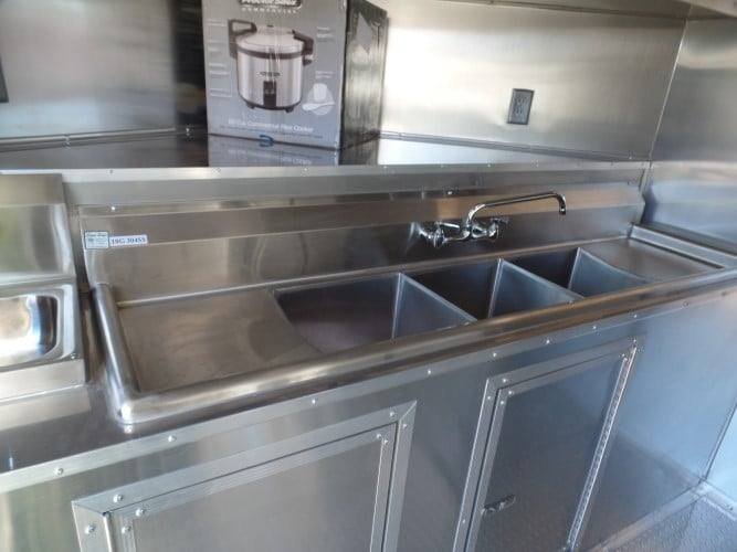 8.5′ x 18′ Concession Food Trailer Black Event Catering — photo 2