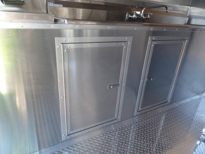 8.5′ x 18′ Concession Food Trailer Black Event Catering — photo 8