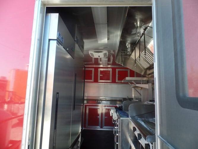 8.5′ x 18′ Concession Food Red Event Catering Trailer — photo 7
