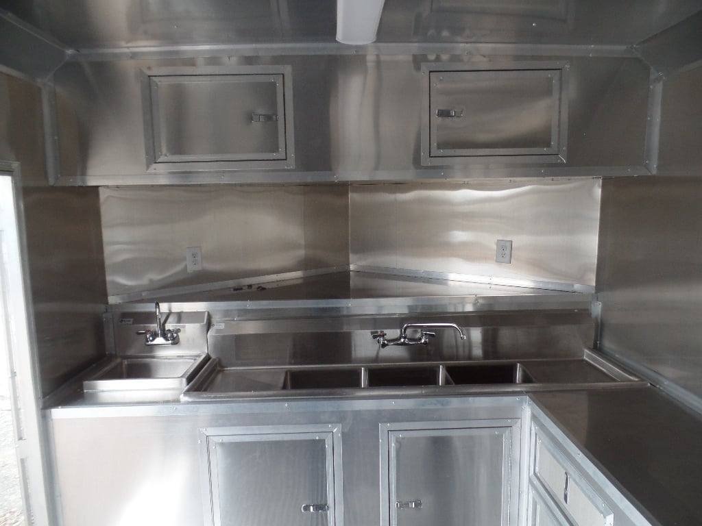 8.5′ x 16′ Food Concession Trailer Indigo Blue — photo 6