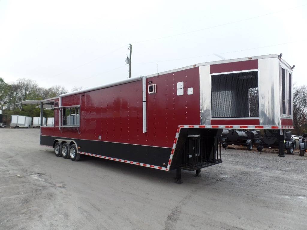 8.5′ x 40′ Concession Food Gooseneck Trailer — photo 11