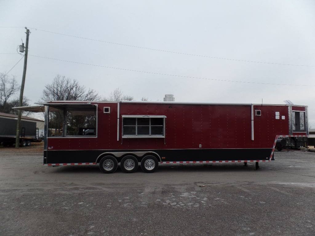 8.5′ x 40′ Concession Food Gooseneck Trailer — photo 7