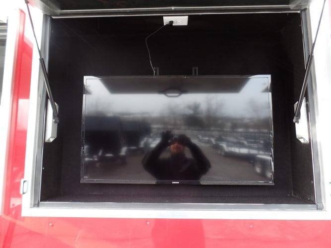 8.5′ x 28′ Concession Trailer Red Goose-neck Food Event Catering — photo 7