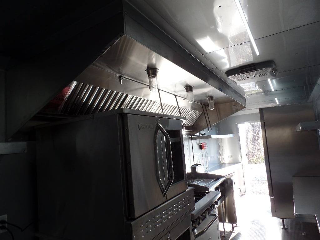 8.5′ x 24′ White Concession Food Trailer With Appliances — photo 8