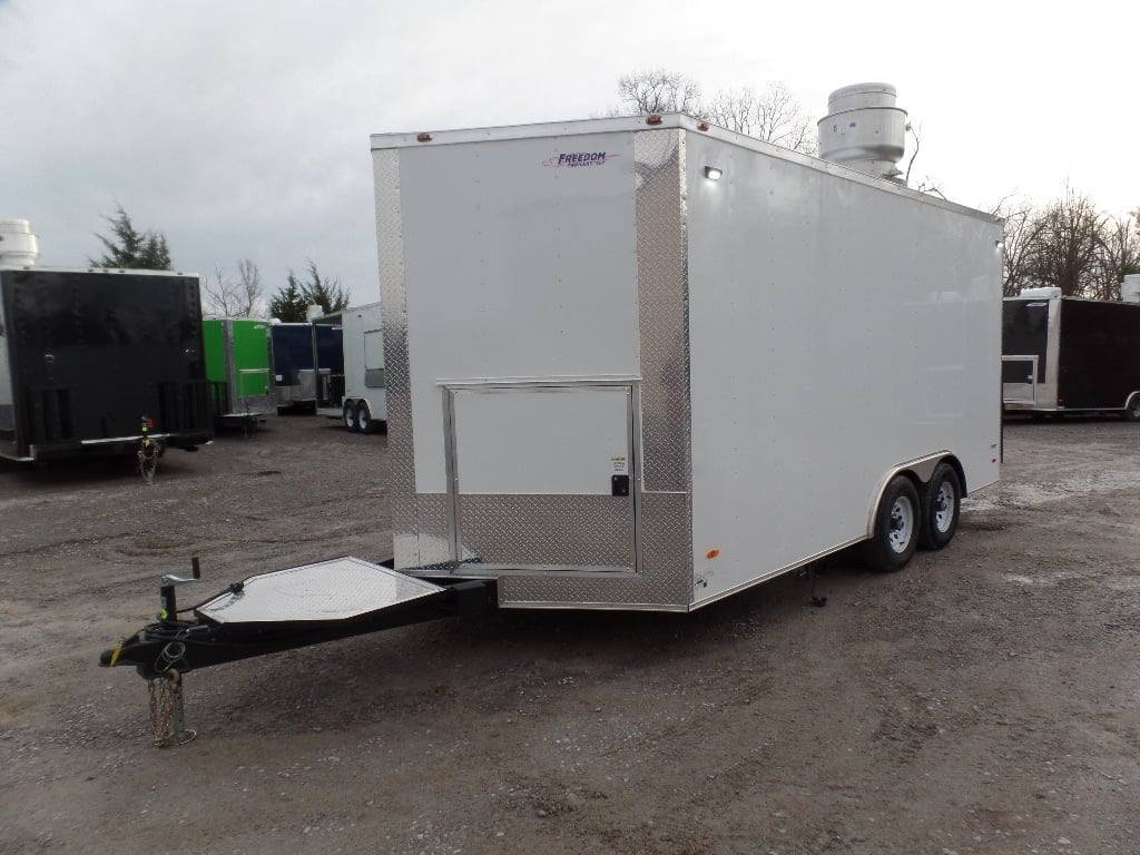 8.5′ x 16′ White Concession Food Event Trailer — photo 8