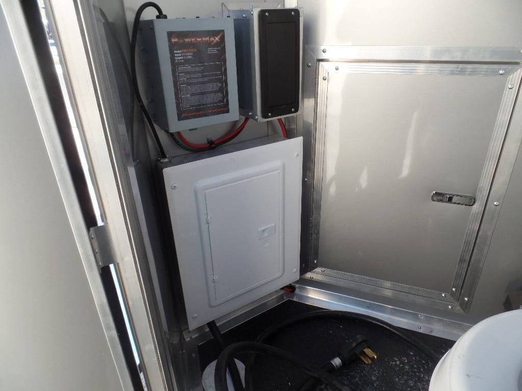 8.5′ x 18′ White Custom Concession Food Trailer — photo 11