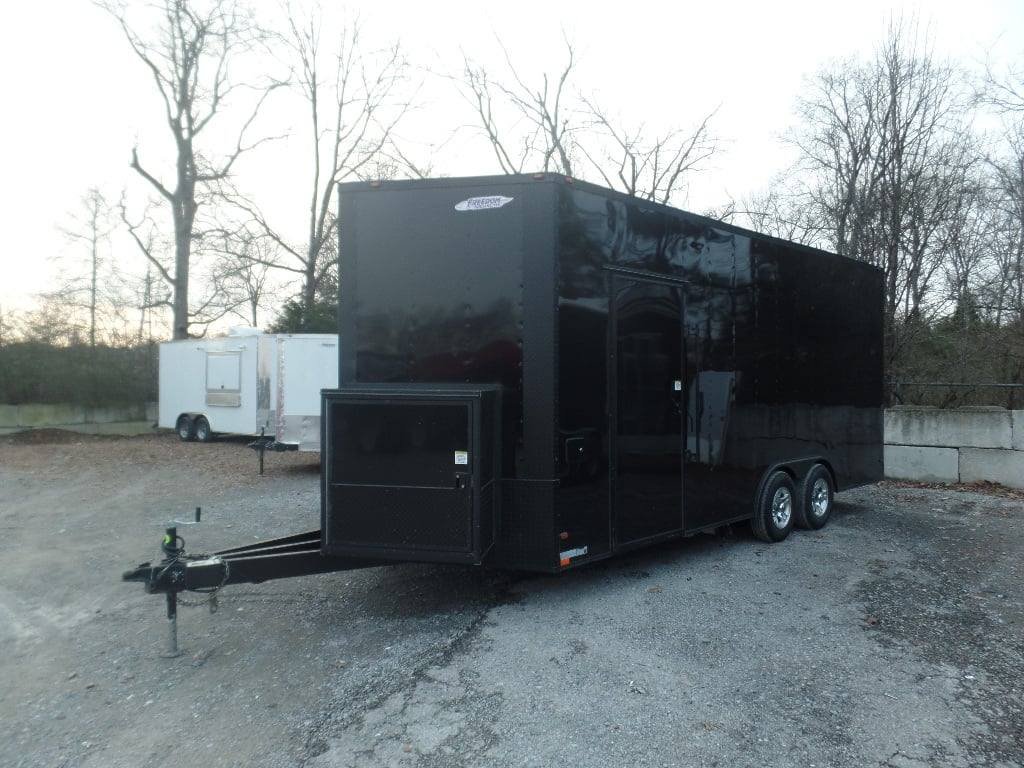 8.5′ x 20′ Black Concession Food Trailer — photo 14