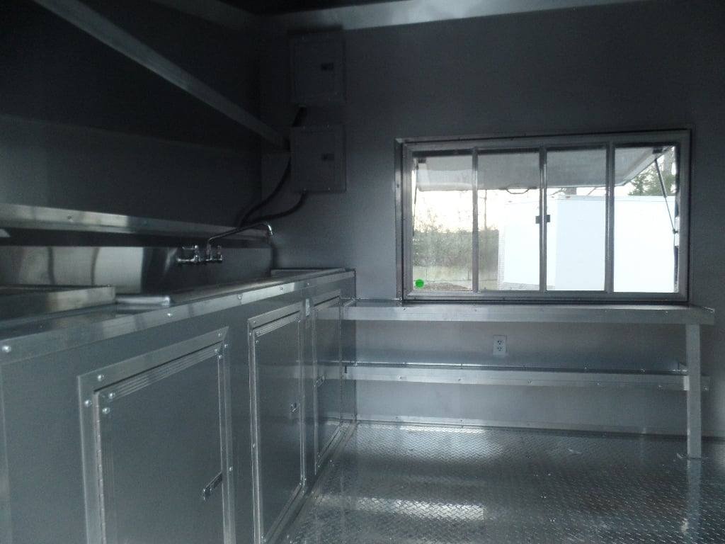 8.5′ x 20′ Black Concession Food Trailer — photo 6
