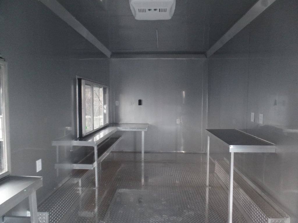 8.5′ x 20′ Black Concession Food Trailer — photo 2