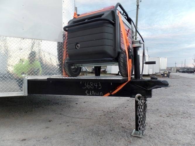 8.5′ x 16′ White Concession Food Trailer With Appliances — photo 2