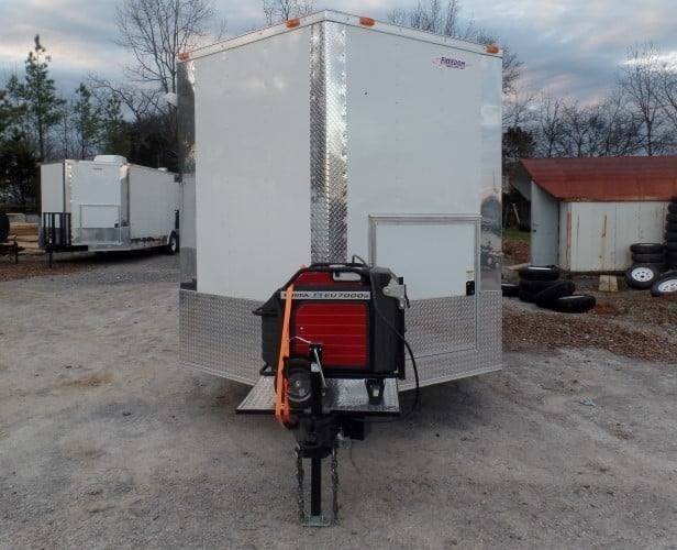 8.5′ x 16′ White Concession Food Trailer With Appliances — photo 13
