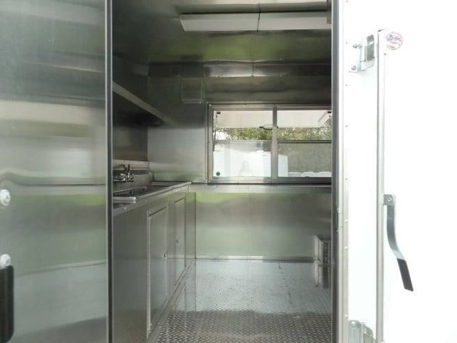 8.5′ x 16′ White Concession Food Trailer With Appliances — photo 6