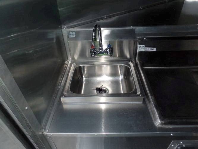8.5′ x 16′ White Concession Food Trailer With Appliances — photo 14