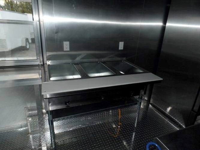 8.5′ x 16′ White Concession Food Trailer With Appliances — photo 10