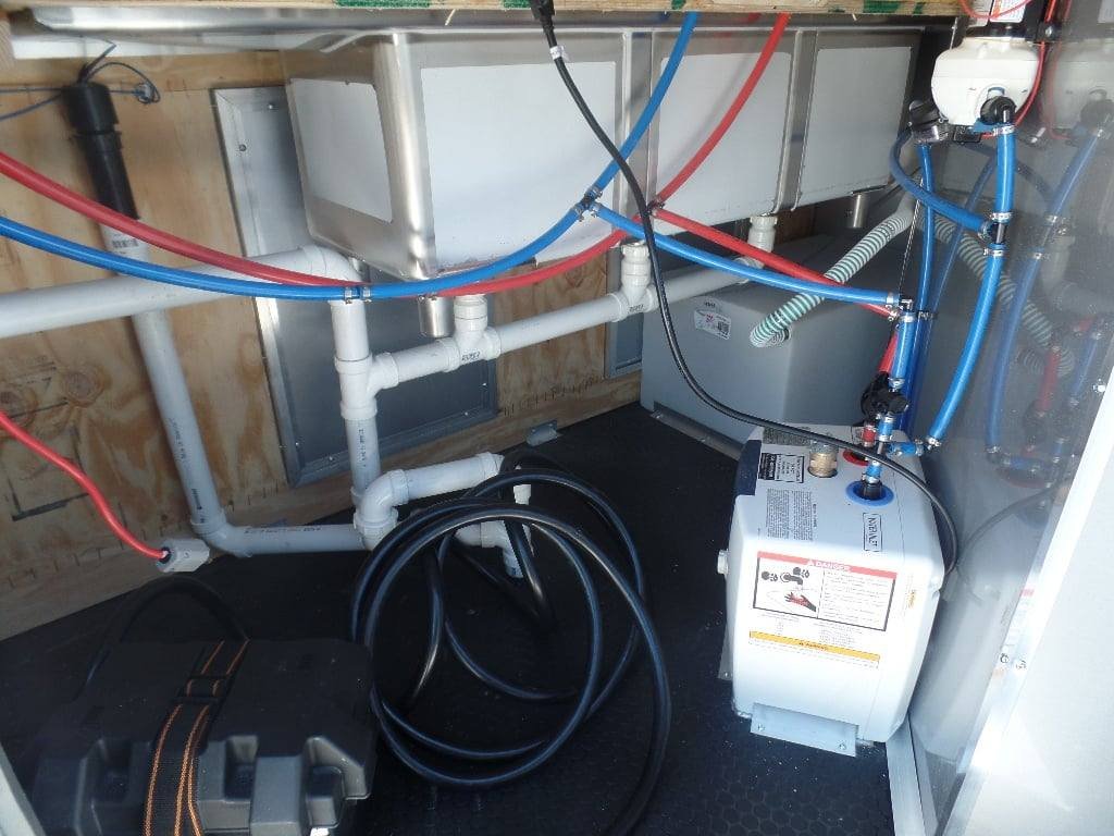 8.5′ x 16′ Concession Trailer Red Food Catering Event — photo 5