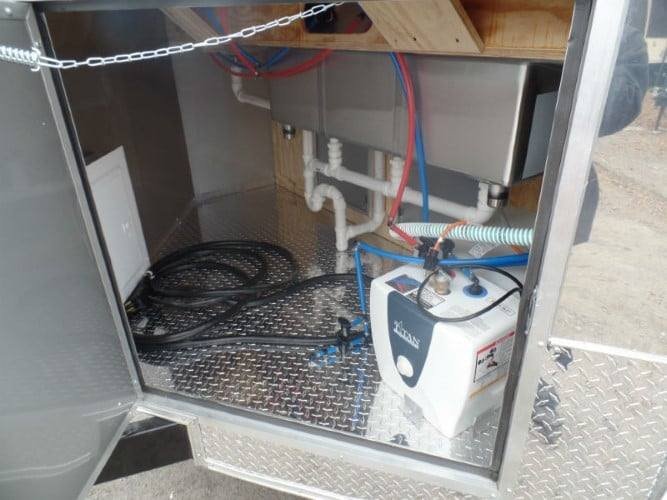8.5′ x 22′ Concession Trailer White BBQ Vending — photo 9