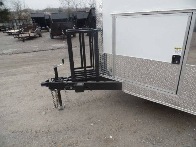 8.5′ x 22′ Concession Trailer White BBQ Vending — photo 14