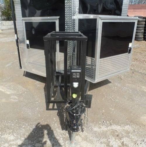 8.5′ x 28′ Concession BBQ Food Trailer Black Event Catering — photo 2