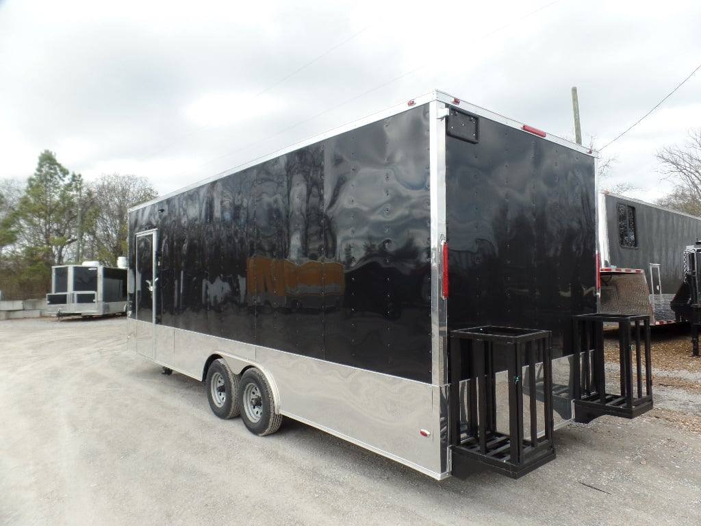 Concession Trailer 8.5′ x 24′ Black Catering Event Food — photo 12