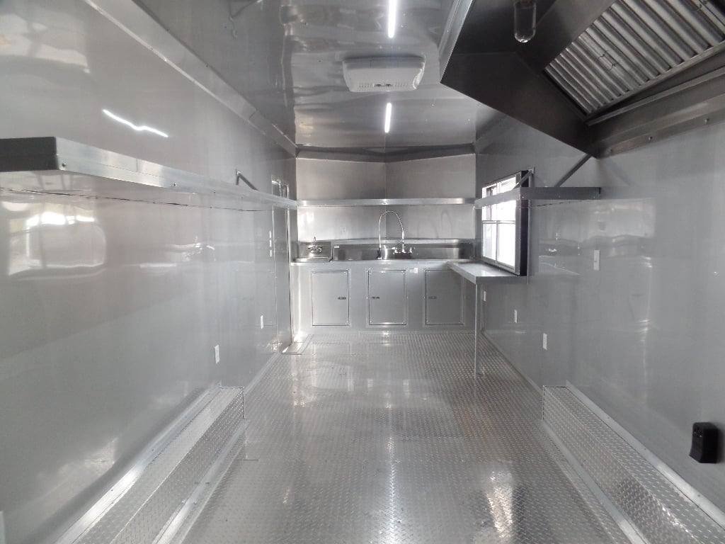 Concession Trailer 8.5′ x 24′ Black Catering Event Food — photo 13