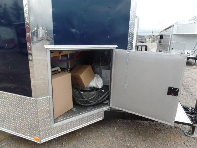 8.5′ x 22′ Concession Trailer Indigo Blue Food Event Catering — photo 7