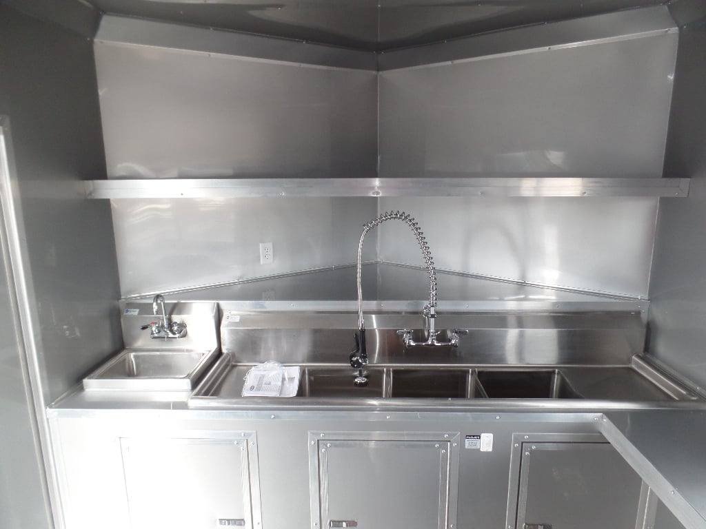 Concession Trailer 8.5′ x 24′ Black Catering Event Food — photo 10