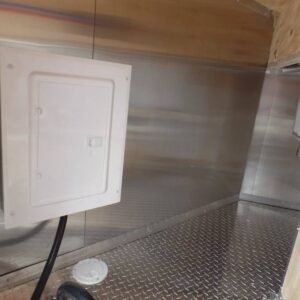 8.5 x 12 white catering trailer with balanced layout - view 12
