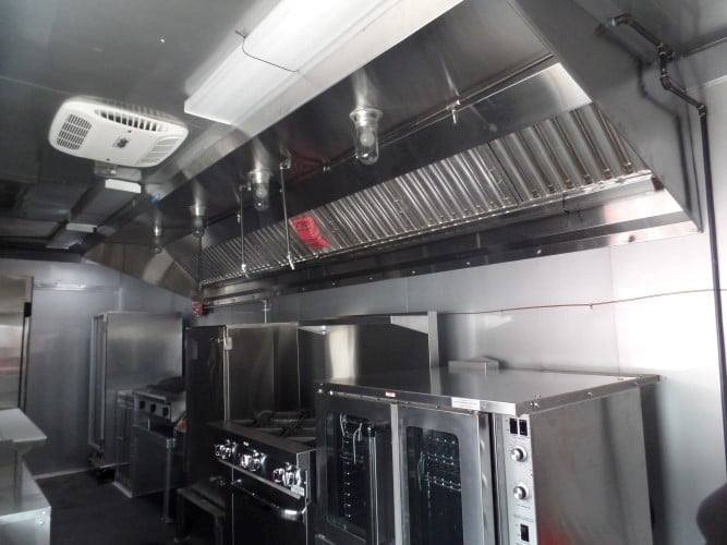 8.5′ x 22′ Concession Trailer Indigo Blue Food Event Catering — photo 5