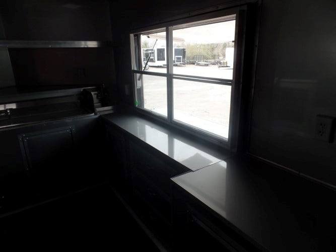 8.5′ x 22′ Concession Trailer Indigo Blue Food Event Catering — photo 3