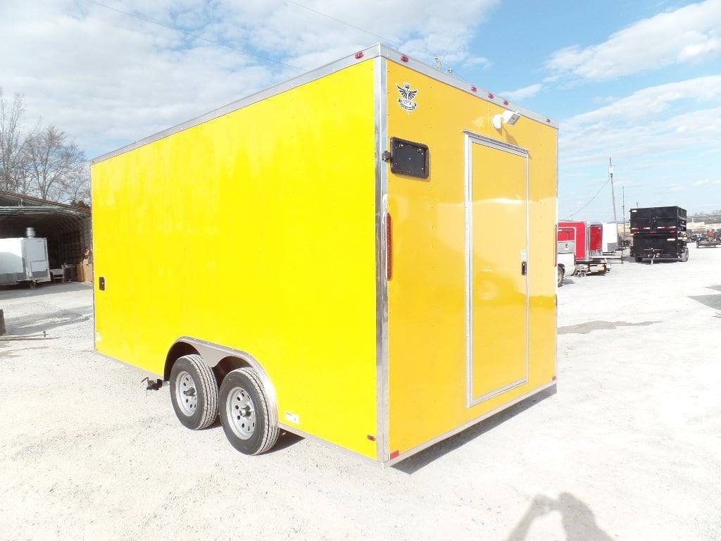 8.5′ x 16′ Yellow Event Concession Food Trailer — photo 2