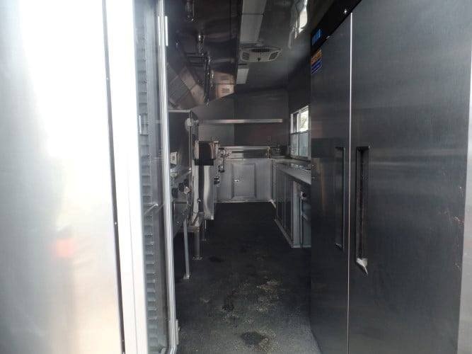 8.5′ x 22′ Concession Trailer Indigo Blue Food Event Catering — photo 4