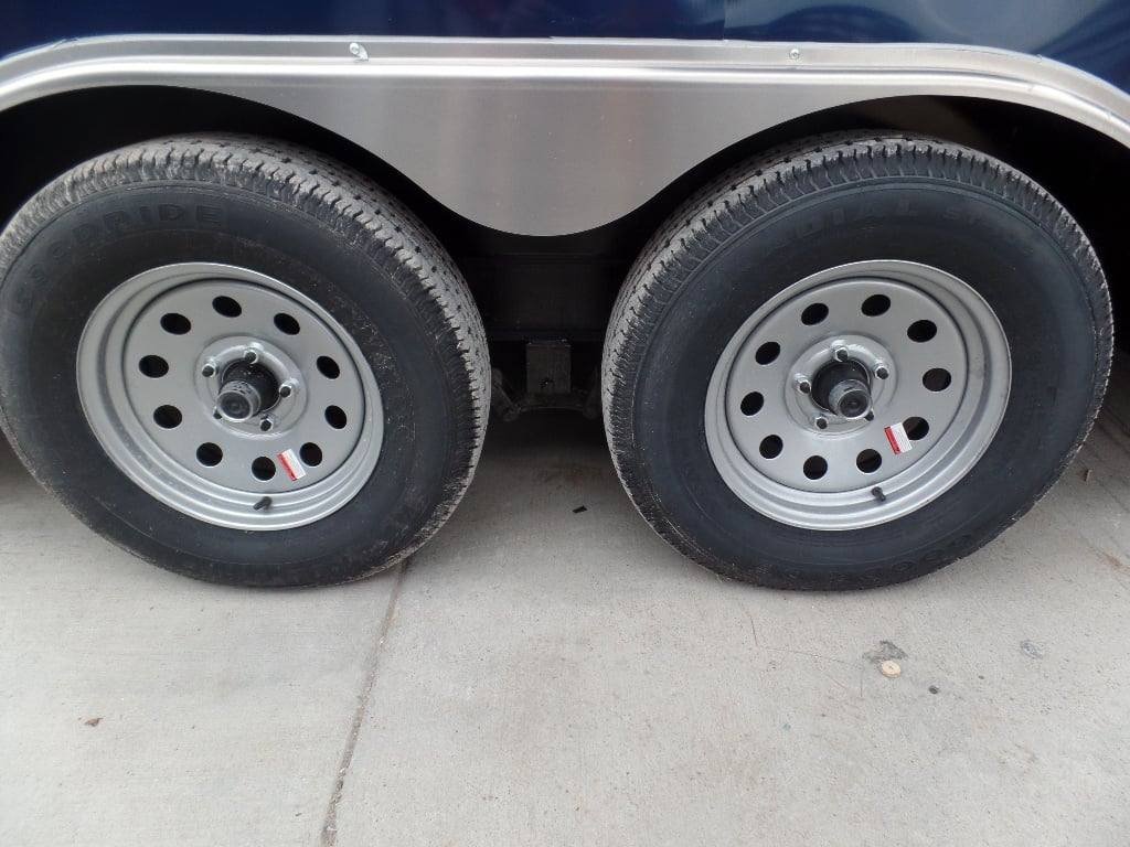 8.5′ x 17′ Concession Trailer Indigo Blue BBQ Catering Event Food — photo 6