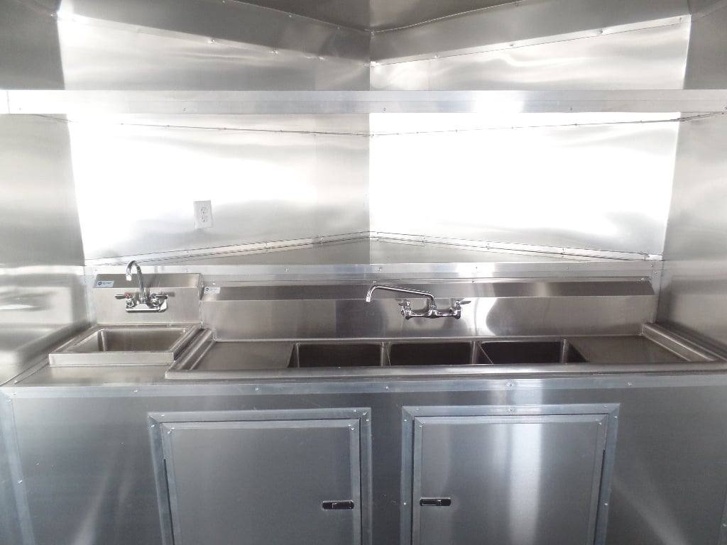 8.5′ x 16′ Yellow Event Concession Food Trailer — photo 14