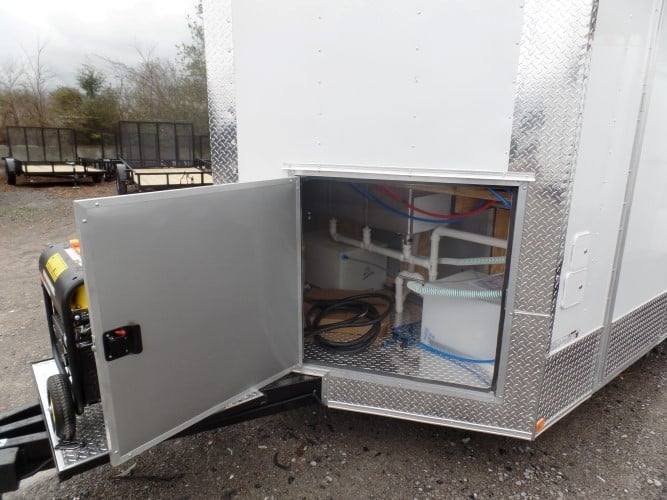 8.5′ x 18′ Concession Food Trailer White Event Catering — photo 10