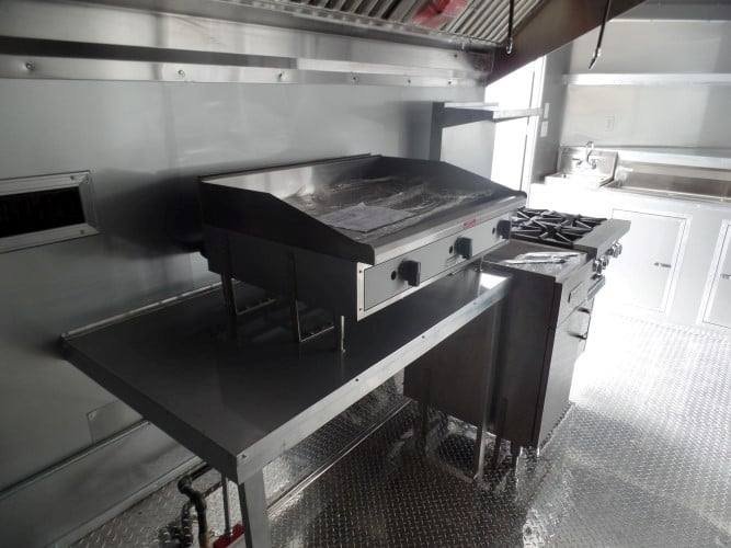 8.5′ x 18′ Concession Food Trailer White Event Catering — photo 9