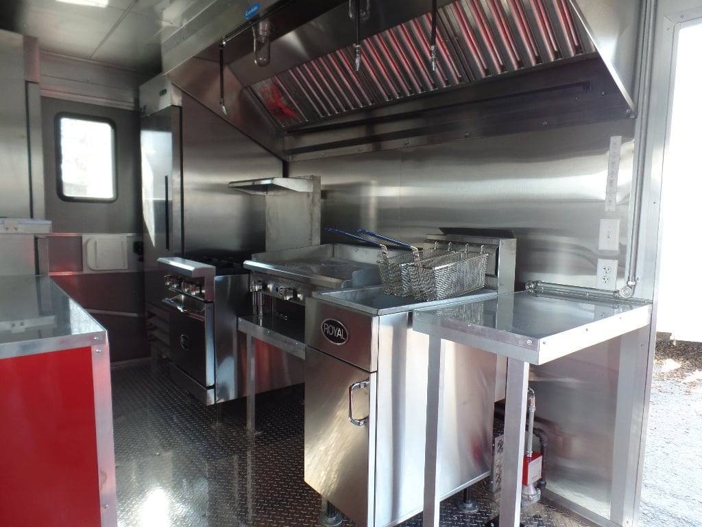 8.5′ x 16′ Concession Food Victory Red Trailer With Appliances — photo 5