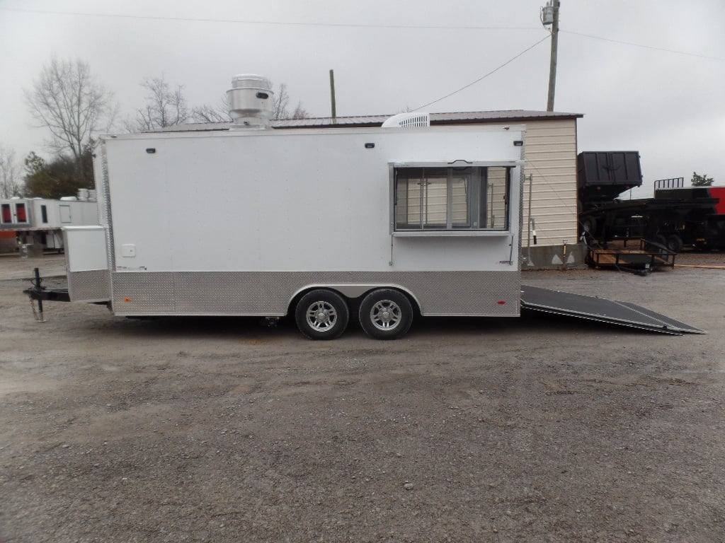 8.5′ x 18′ White Concession Food Event Trailer — photo 12