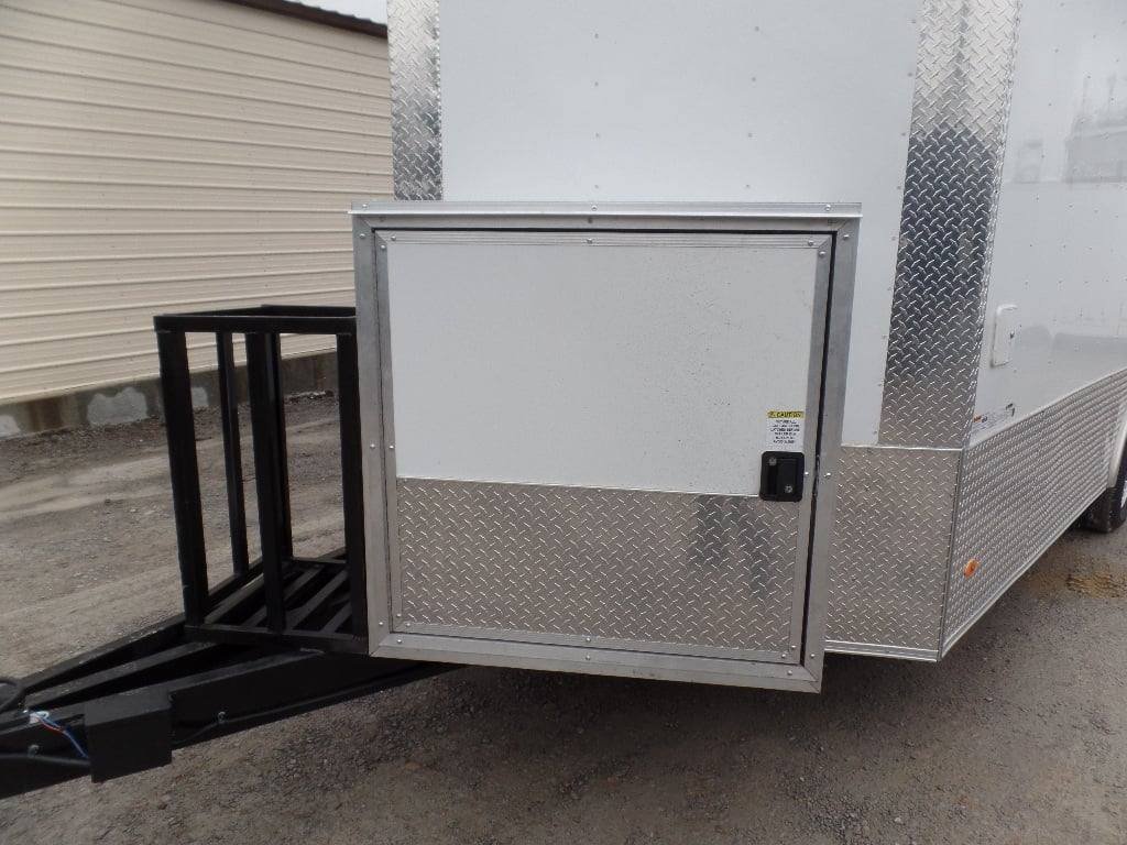 8.5′ x 18′ White Concession Food Event Trailer — photo 11