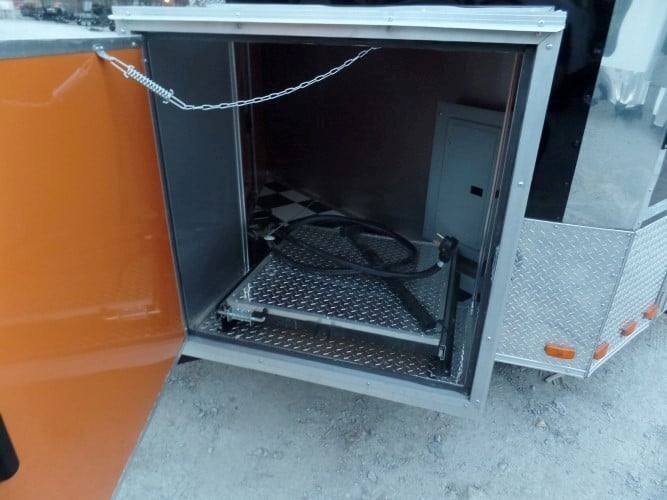 8.5′ x 24′ Concession Food Trailer Orange / Black Event Catering — photo 11