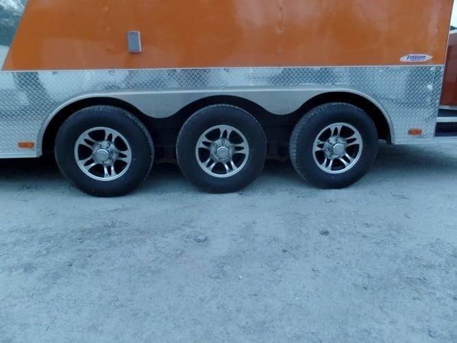 8.5′ x 24′ Concession Food Trailer Orange / Black Event Catering — photo 13